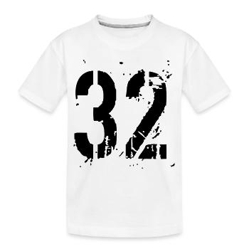 32 Nombre 32 - T-shirt bio Premium Enfant - blanc - Devant