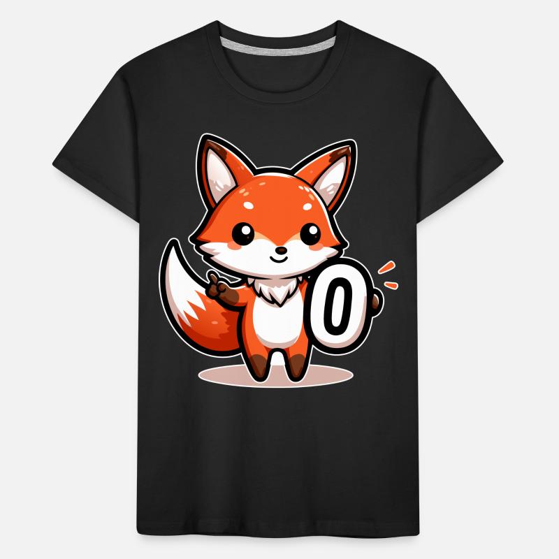 Entzückender Zero Fox Left Kinder Premium Bio T-Shirt