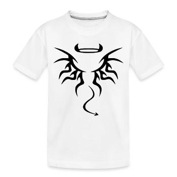 ange ou demon - T-shirt bio Premium Enfant - blanc - Devant