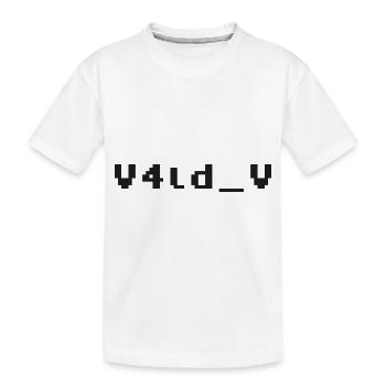 VLD V 2022 - Kids' Premium Organic T-Shirt - white - Front