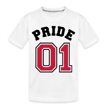 Pride 01 - Stolz - Schwule und Lesben - Homo Ehe - Kinder Premium Bio T-Shirt - Weiß - Vorne