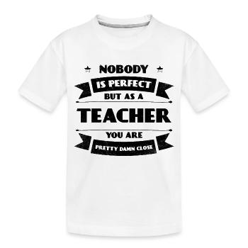 l'apprentissage des enseignants des élèves de l'école des enseignants parfait - T-shirt bio Premium Enfant - blanc - Devant