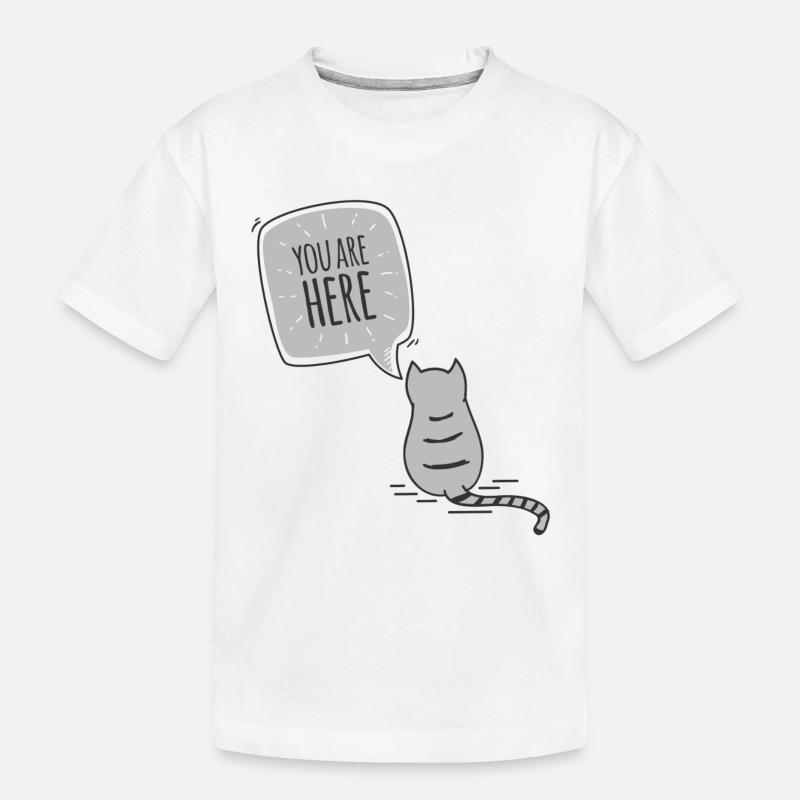 Chat - T-shirt bio Premium Enfant - blanc
