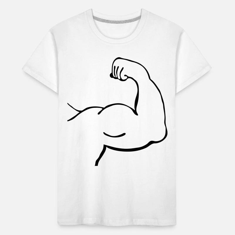 muscles_2_m1 Kids' Premium Organic T-Shirt