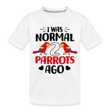 Perroquet - T-shirt bio Premium Enfant - blanc - Devant