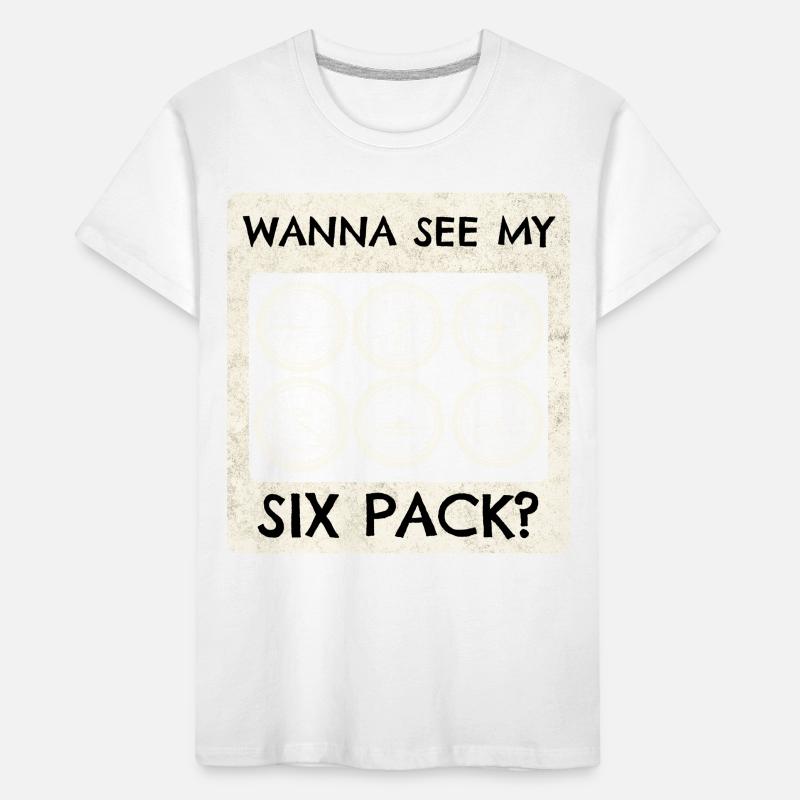 Flugzeug Pilot Fliegen Sixpack Cockpit I Geschenk Kinder Premium Bio T-Shirt