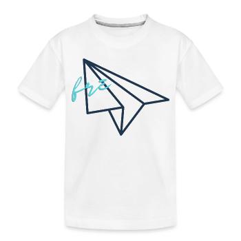 Frei, fliegen, Freiheit - Kinder Premium Bio T-Shirt - Weiß - Vorne