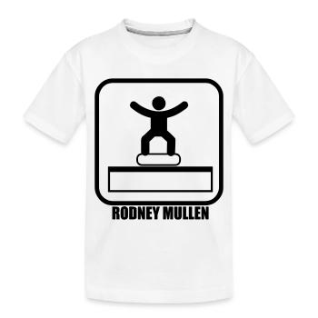 skateboard sign rodney mullen - T-shirt bio Premium Enfant - blanc - Devant
