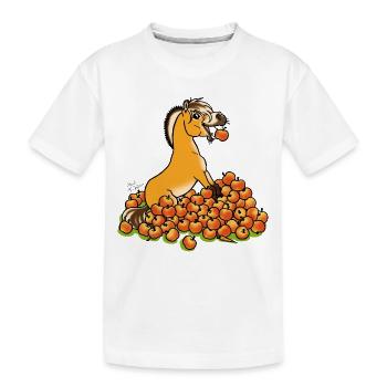 Apple fjord! - Kids' Premium Organic T-Shirt - white - Front
