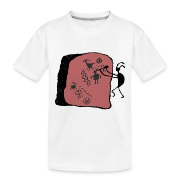 Artiste de grotte - T-shirt bio Premium Enfant - blanc - Devant