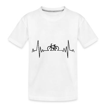 Vélo Vélo Vélo - T-shirt bio Premium Enfant - blanc - Devant