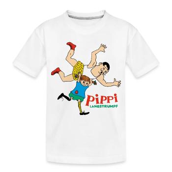 Fifi Brindacier Fifi Est Forte - T-shirt bio Premium Enfant - blanc - Devant
