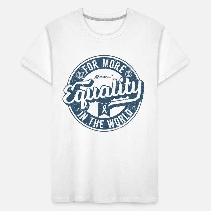 Equality as a Cool Retro Denim Label Kinder Premium Bio T-Shirt