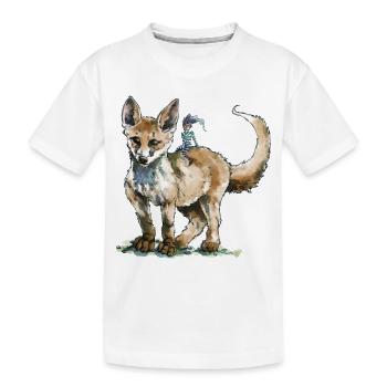 Fox And Will - T-shirt bio Premium Enfant - blanc - Devant