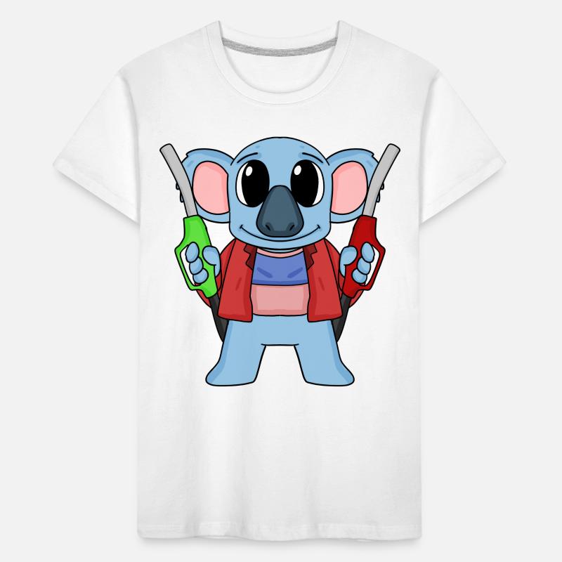 Préposé à la station-service Station d’essence Koala T-shirt bio Premium Enfant