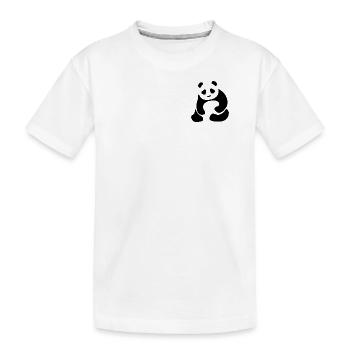 Panda - Panda Ours - Ours panda - T-shirt bio Premium Enfant - blanc - Devant