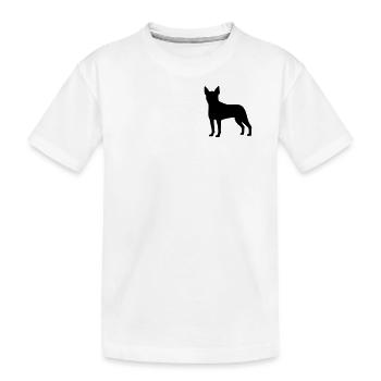 Boston Terrier - T-shirt bio Premium Enfant - blanc - Devant