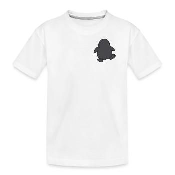 Drôle de pingouin gros qui se dandine - T-shirt bio Premium Enfant - blanc - Devant