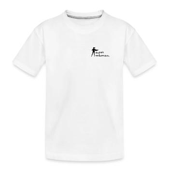 Super Mama - Kinder Premium Bio T-Shirt - Weiß - Vorne