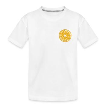 Fruits - Orange - T-shirt bio Premium Enfant - blanc - Devant