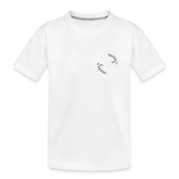 Cadre fleur - T-shirt bio Premium Enfant - blanc - Devant