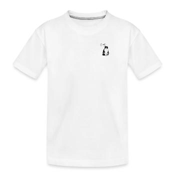 You're late - Kinder Premium Bio T-Shirt - Weiß - Vorne