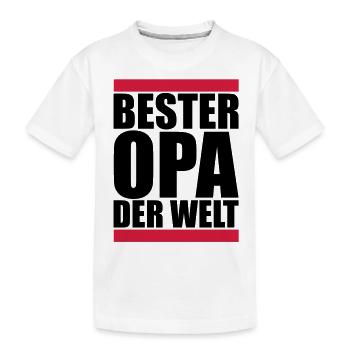grandpa - Kids' Premium Organic T-Shirt - white - Front