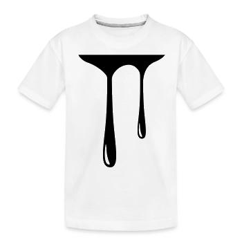 drips_2 - Kids' Premium Organic T-Shirt - white - Front