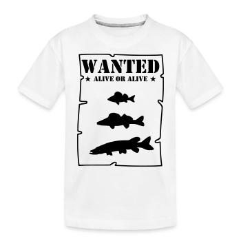 Wanted alive or alive - T-shirt bio Premium Enfant - blanc - Devant
