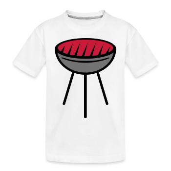 Grill - T-shirt bio Premium Enfant - blanc - Devant