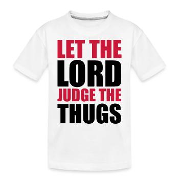 Lord Judge The Thugs - Kids' Premium Organic T-Shirt - white - Front