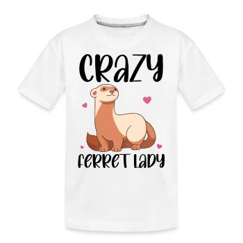 Ferret lovers | Ferrets Pets Gifts - Kids' Premium Organic T-Shirt - white - Front