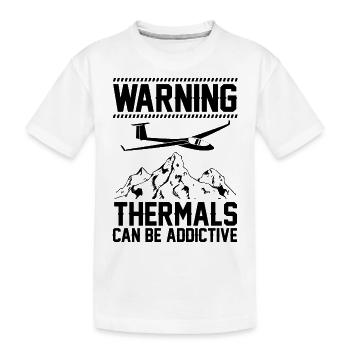Thermal flies | Gliding Gliders Gifts - Kids' Premium Organic T-Shirt - white - Front