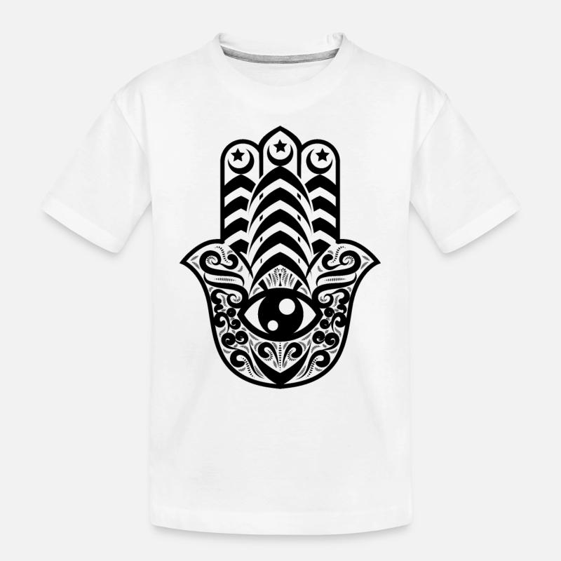 Lkhamsa (hamsa) - T-shirt bio Premium Enfant - blanc