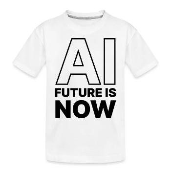 AI ARTIFICIAL INTELLIGENCE - T-shirt bio Premium Enfant - blanc - Devant