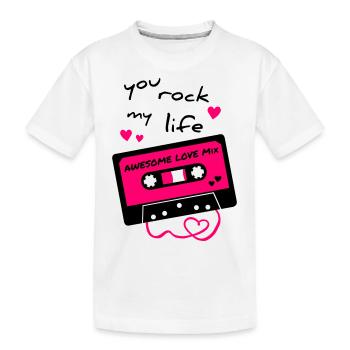 Love Mix Tape - T-shirt bio Premium Enfant - blanc - Devant