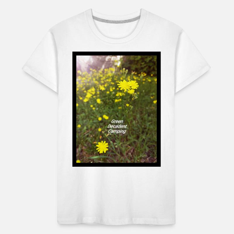 Green Decadent Camping Kids' Premium Organic T-Shirt