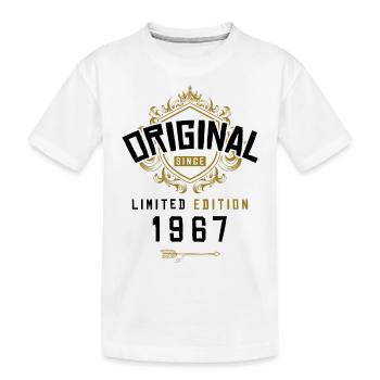 1967 limited edition Geburtstag - Kinder Premium Bio T-Shirt - Weiß - Vorne