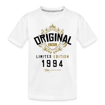 1994 limited edition birthday - Kids' Premium Organic T-Shirt - white - Front
