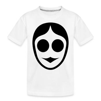 clown - Kids' Premium Organic T-Shirt - white - Front