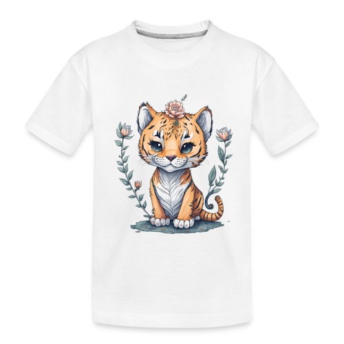 cucciolo tigre - Maglietta ecologica premium per bambini