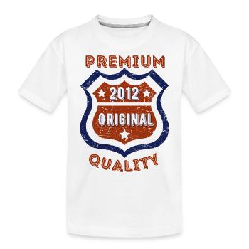 Qualité premium 2012 - T-shirt bio Premium Enfant - blanc - Devant