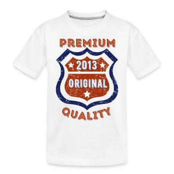 Qualité premium 2013 - T-shirt bio Premium Enfant - blanc - Devant