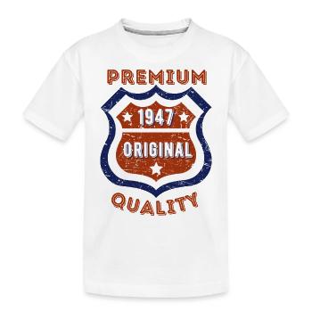 Qualité premium 1947 - T-shirt bio Premium Enfant - blanc - Devant
