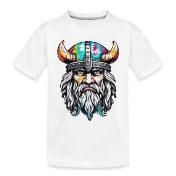 Viking / Thor / Odin / Nordique / Celtique - T-shirt bio Premium Enfant - blanc - Devant