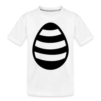 oeuf de paques - T-shirt bio Premium Enfant - blanc - Devant