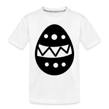 oeuf de paques - T-shirt bio Premium Enfant - blanc - Devant
