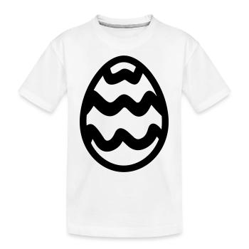 Oeuf - T-shirt bio Premium Enfant - blanc - Devant