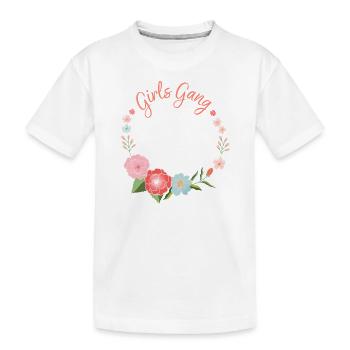 Gang de filles - T-shirt bio Premium Enfant - blanc - Devant
