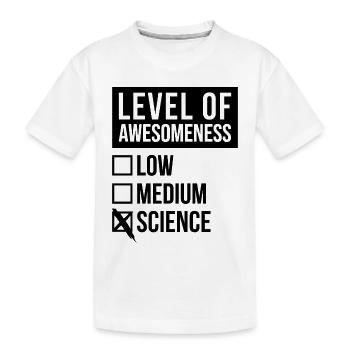 Science - Kids' Premium Organic T-Shirt - white - Front